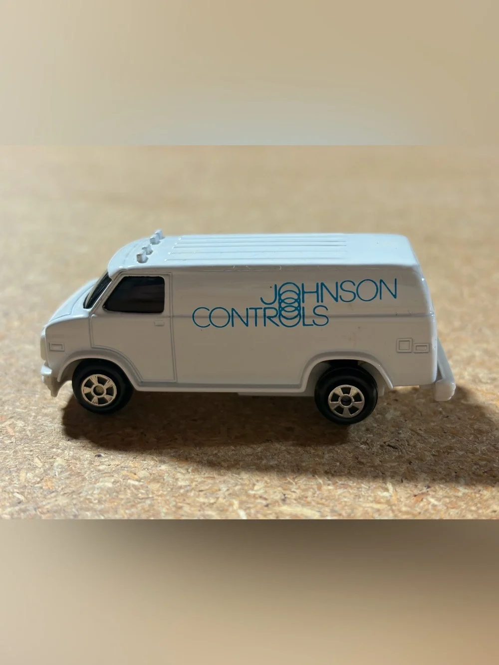 Vintage ERTL Johnson Controls Ford Van Promotional Diecast Toy Car